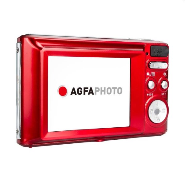Fotoaparát AgfaPhoto Compact DC 5200, červený Fotoaparát AgfaPhoto Compact DC 5200, červený