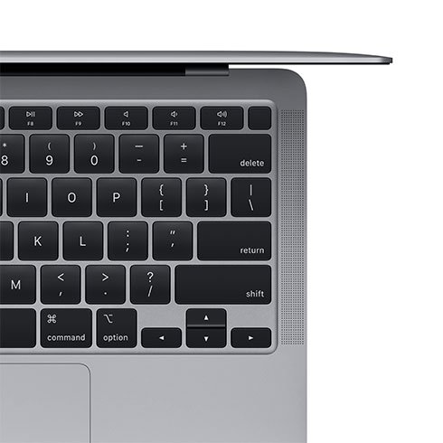 Apple MacBook Air 13" notebook, M1 8-core CPU 7-core GPU 8 GB/256 GB, kozmická sivá SK