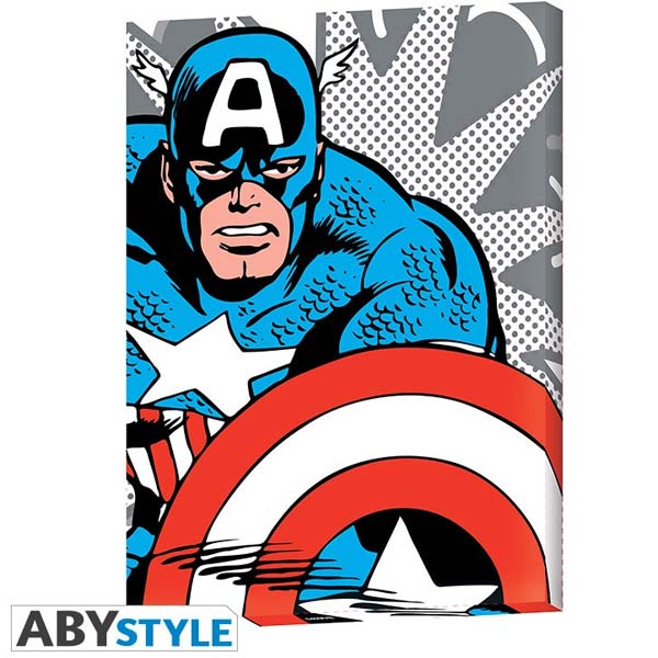 Obraz na plátne Captain America Pop Art (Marvel)