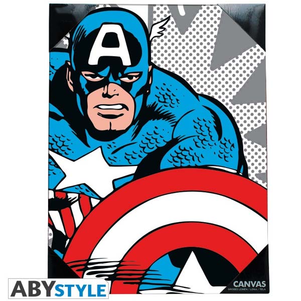 Obraz na plátne Captain America Pop Art (Marvel)