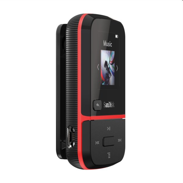 Prehrávač SanDisk MP3 Clip Sport Go 16 GB, červený Prehrávač SanDisk MP3 Clip Sport Go 16 GB, červený