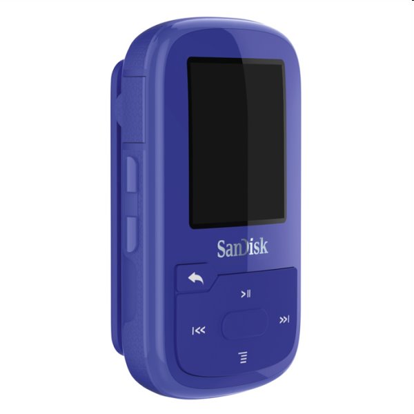 Prehrávač SanDisk MP3 Clip Sport Plus 16 GB, modrý Prehrávač SanDisk MP3 Clip Sport Plus 16 GB, modrý