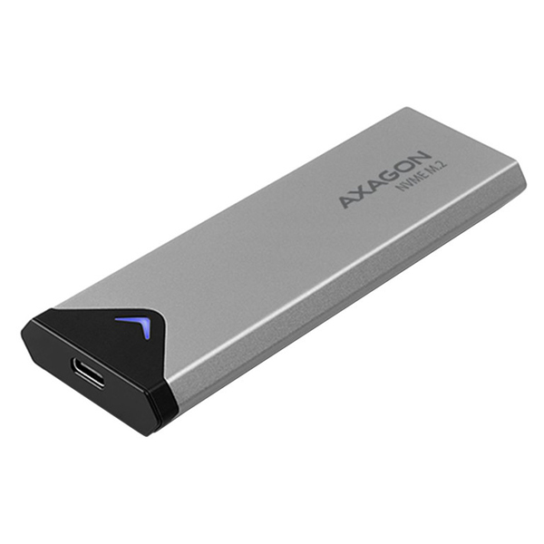 AXAGON EEM2-UG2, USB-C 10Gbps - M.2 NVMe SSD ARROW box, strieborný