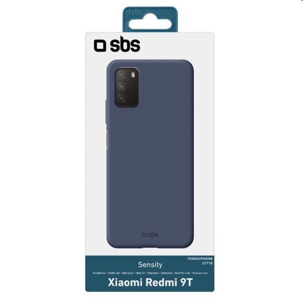 Zadný kryt SBS Sensity pre Xiaomi Redmi 9T/Poco M3, modrá