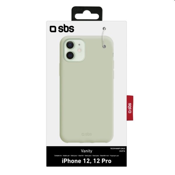 Puzdro SBS Vanity Stars Cover pre iPhone 12/12 Pro, slabo zelené Puzdro SBS Vanity Stars Cover pre iPhone 12/12 Pro, slabo zelené