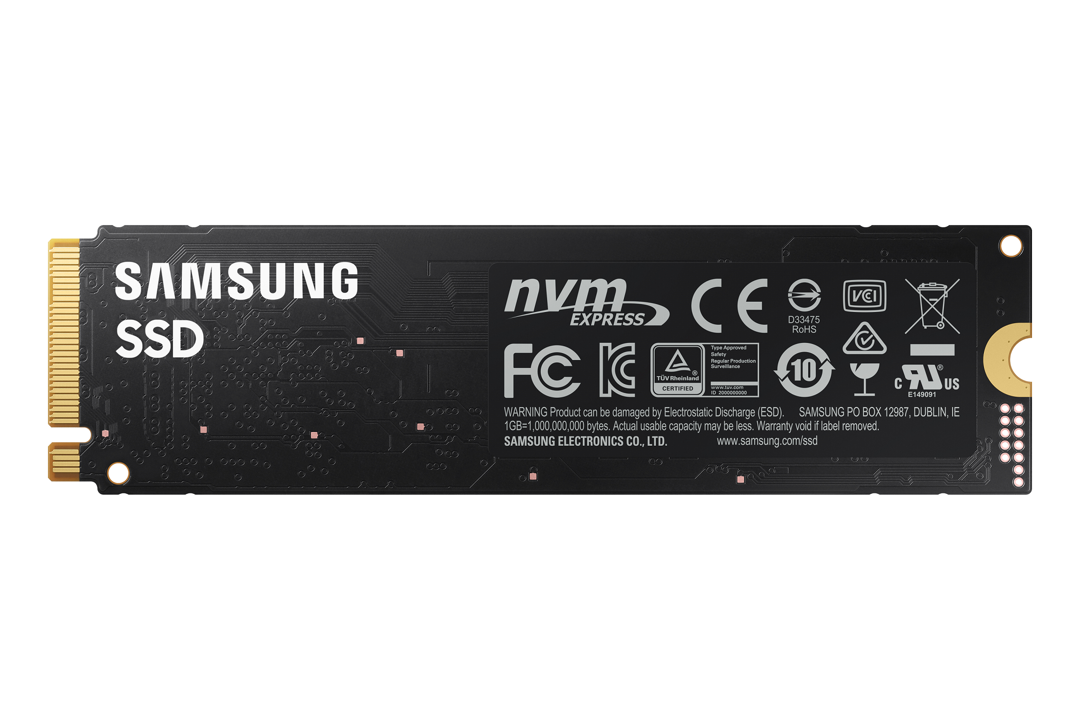 Samsung SSD disk 980, 500 GB, NVMe M.2 (MZ-V8V500BW)