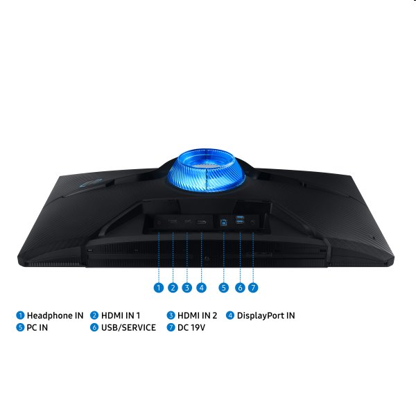 Herný Monitor Samsung Odyssey G7, 28" (LS28AG700NUXEN)