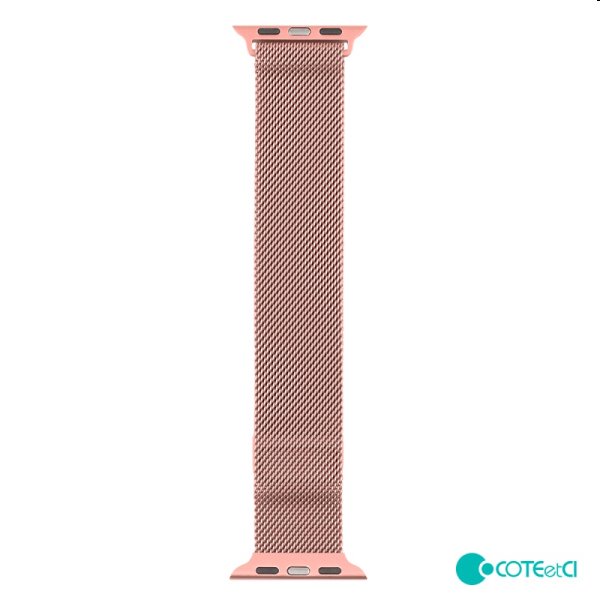 Nerezový remienok COTEetCI pre Apple Watch 38/40/41mm, rose gold