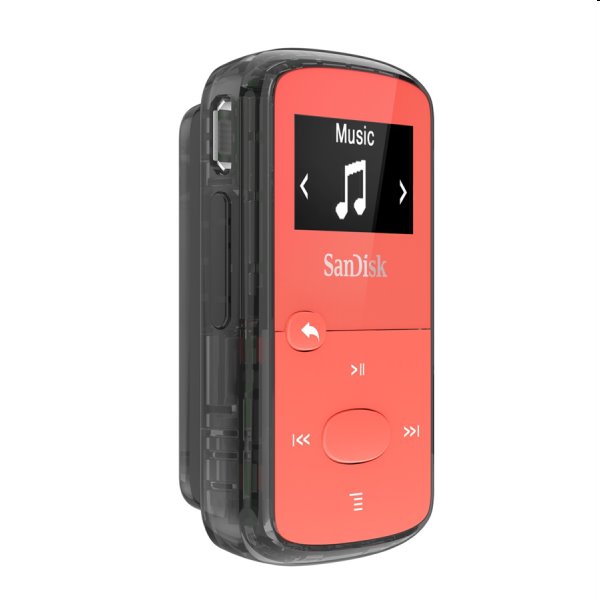 Prehrávač SanDisk MP3 Clip Jam 8 GB MP3, červený Prehrávač SanDisk MP3 Clip Jam 8 GB MP3, červený
