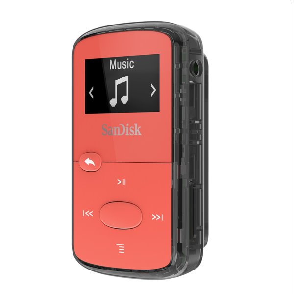 Prehrávač SanDisk MP3 Clip Jam 8 GB MP3, červený Prehrávač SanDisk MP3 Clip Jam 8 GB MP3, červený