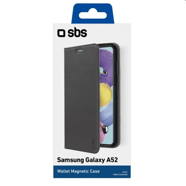 Knižkové puzdro SBS Book Wallet Lite pre Samsung Galaxy A52 - A525F / A52s 5G, čierna Knižkové puzdro SBS Book Wallet Lite pre Samsung Galaxy A52 - A525F / A52s 5G, čierna