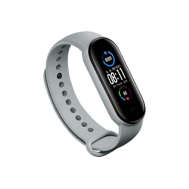 Rhinotech remienok pre Xiaomi Mi Band 5/6, sivá
