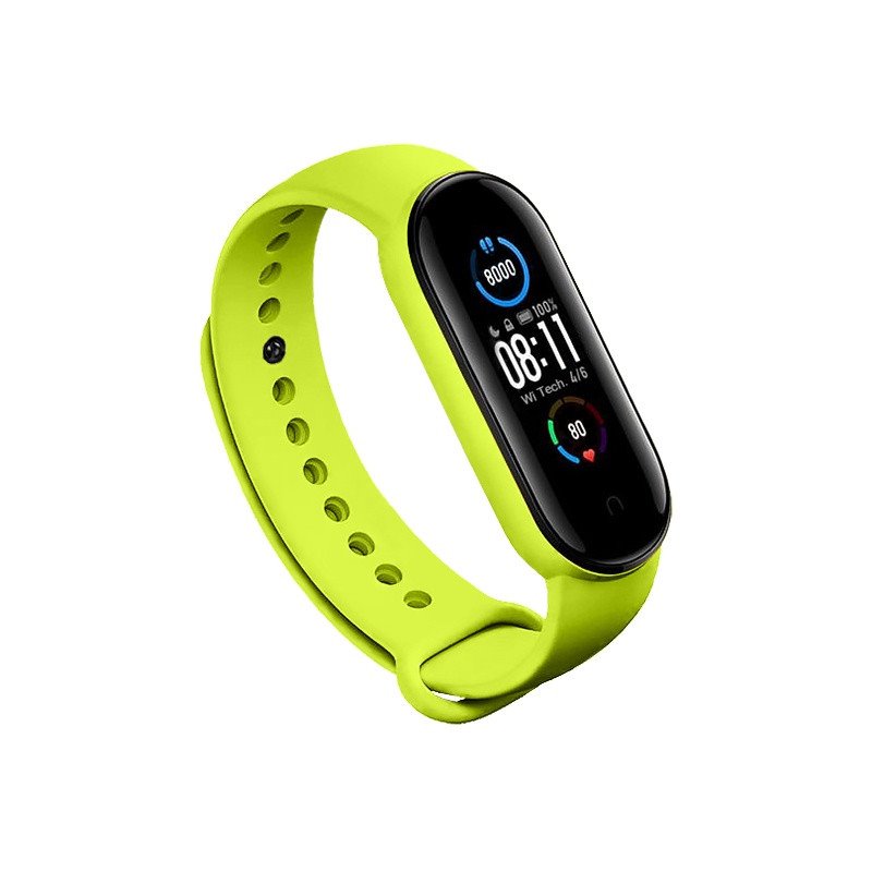 Rhinotech remienok pre Xiaomi Mi Band 5/6, limetková