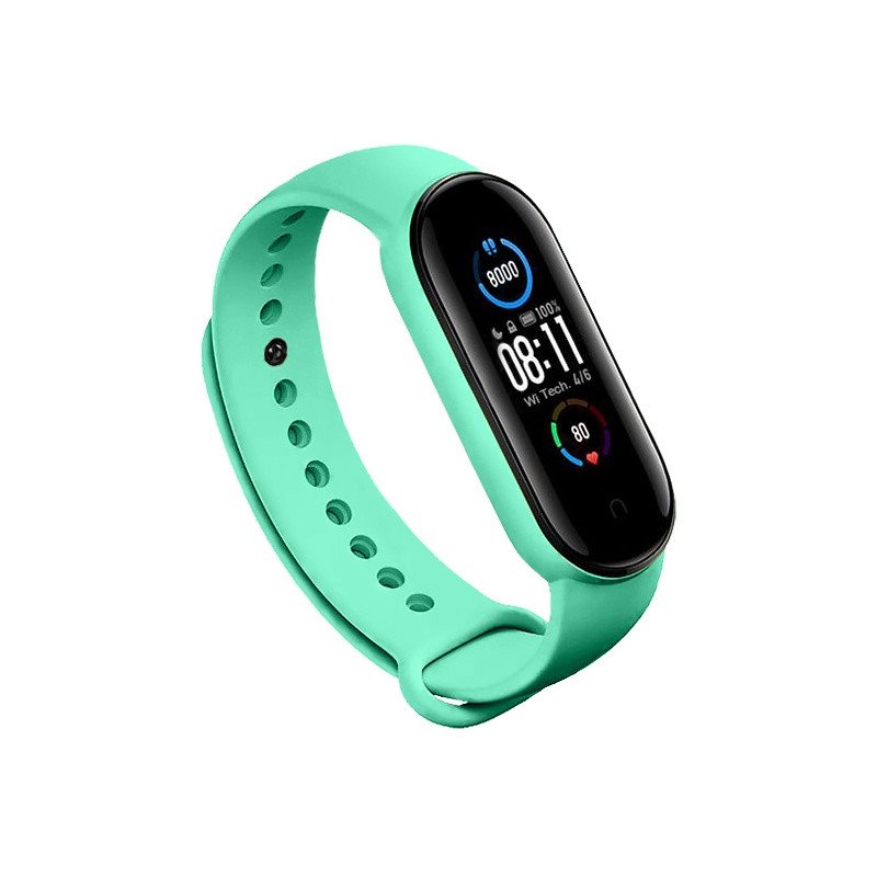 Rhinotech remienok pre Xiaomi Mi Band 5/6, teal green