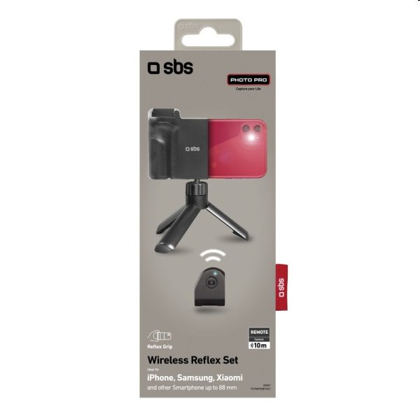 SBS Reflexný tripod statív pre smartfón SBS Reflexný tripod statív pre smartfón