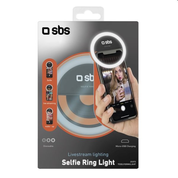 SBS Selfie kruhové svetlo pre smartphone