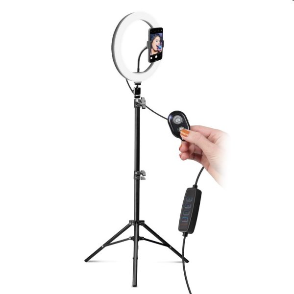 SBS Tripod Kruhové svetlo 10'' a stojan 160 cm SBS Tripod Kruhové svetlo 10'' a stojan 160 cm