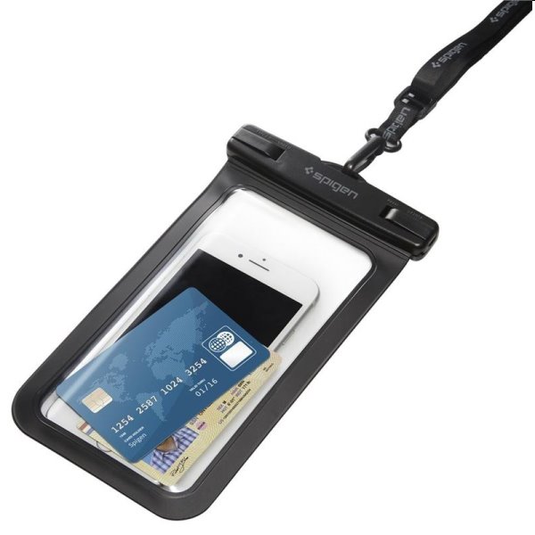 Univerzálne vodeodolné puzdro Spigen Velo A600 pre smartfóny, čierna Univerzálne vodeodolné puzdro Spigen Velo A600 pre smartfóny, čierna
