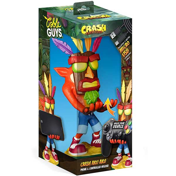 Cable Guy Monkey Aku Aku (Crash Bandicoot)