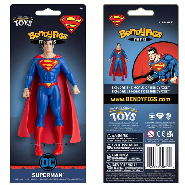 Figúrka Bendyfig Mini Super Man (DC)