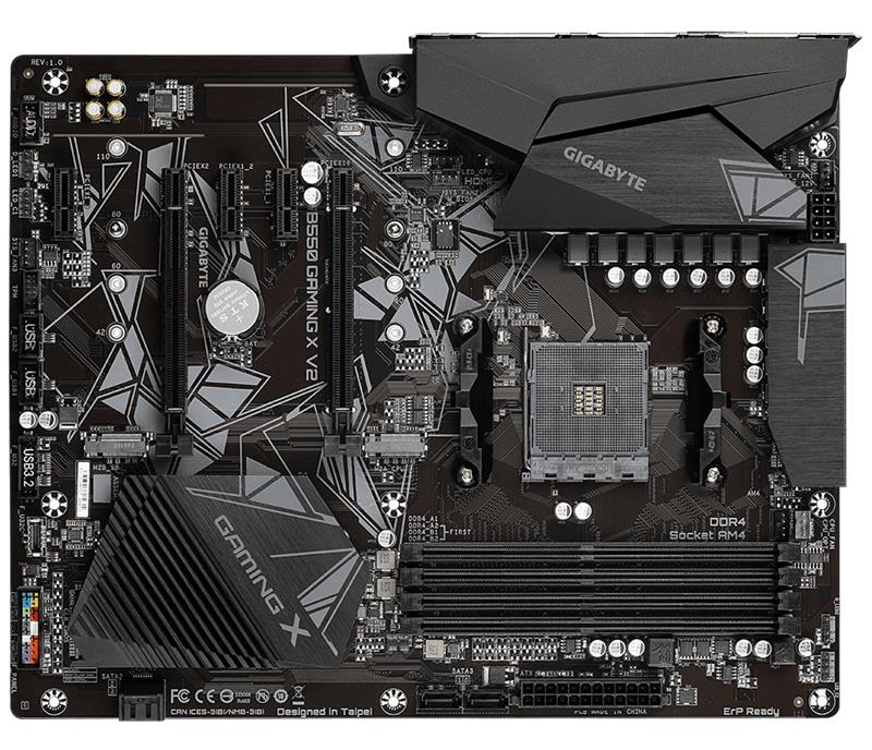 Gigabyte B550 GAMING X, AMD B550, AM4, 4xDDR4, ATX