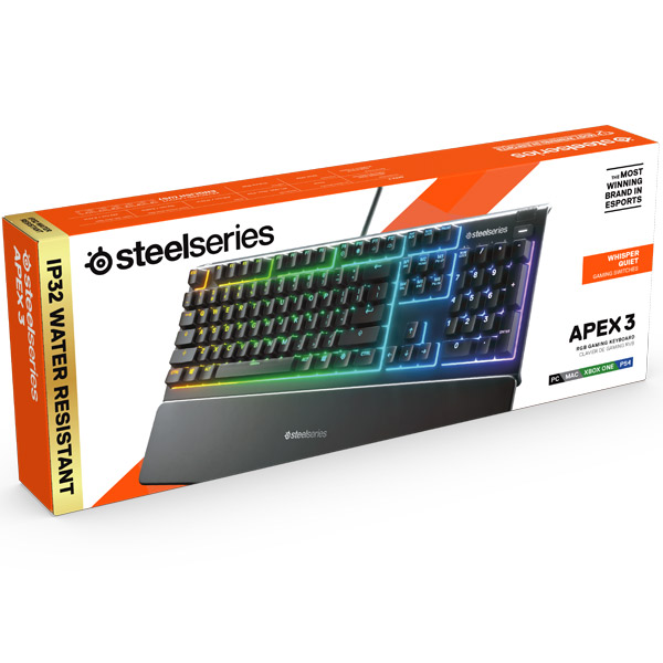 Herná klávesnica SteelSeries Apex 3, US