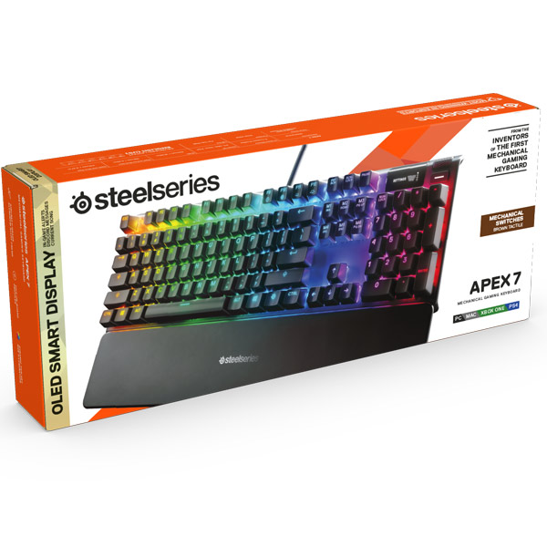 Herná klávesnica SteelSeries Apex 7 (Brown Switch) US Herná klávesnica SteelSeries Apex 7 (Brown Switch) US