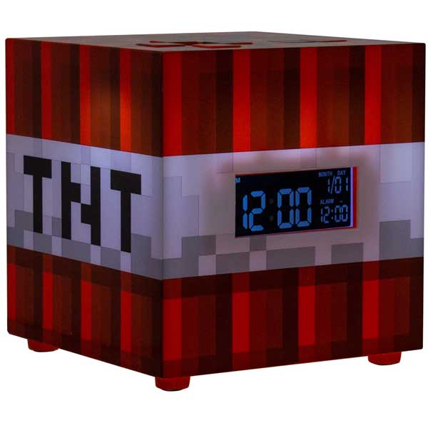 Hodiny s budíkom TNT (Minecraft)