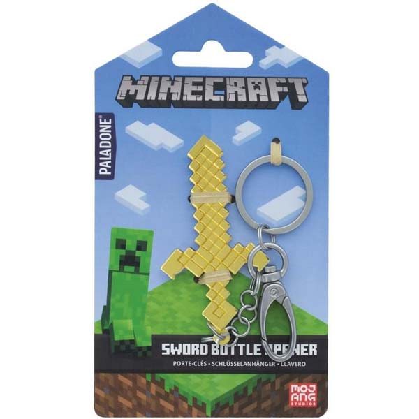 Kľúčenka Sword s otváračom na fľaše (Minecraft)