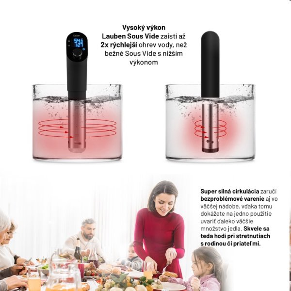 Ponorný varič Lauben Sous Vide Stick SV01