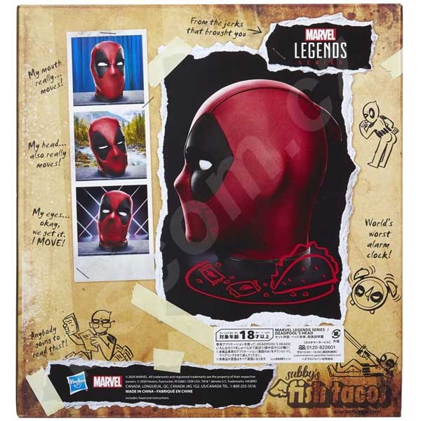 Marvel Legends Deadpool’s Head PremiumInteractive Head