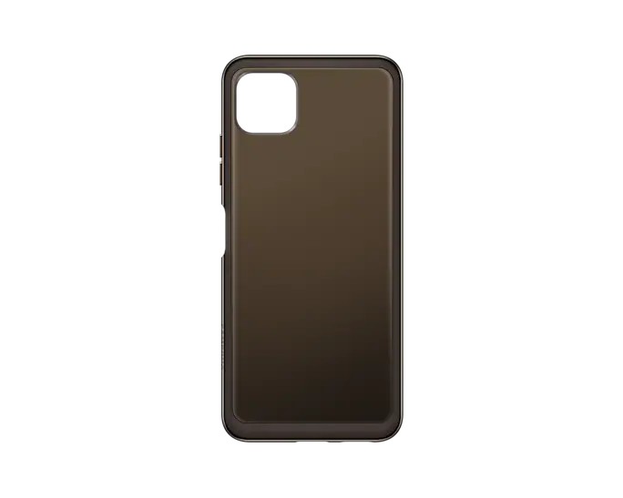 Zadný kryt Clear Cover pre Samsung Galaxy A22 - A225F, čierna (EF-QA225T)