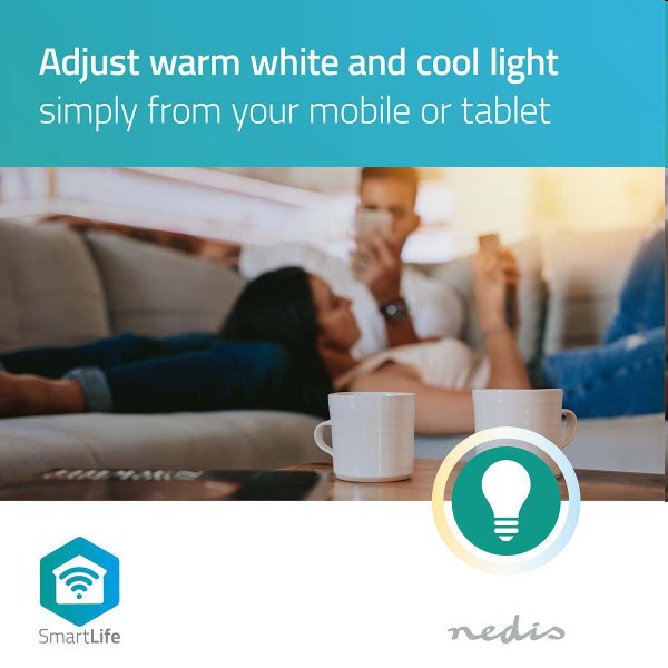 Smart LED žiarovka Nedis 5W GU10 330lm Smart LED žiarovka Nedis 5W GU10 330lm