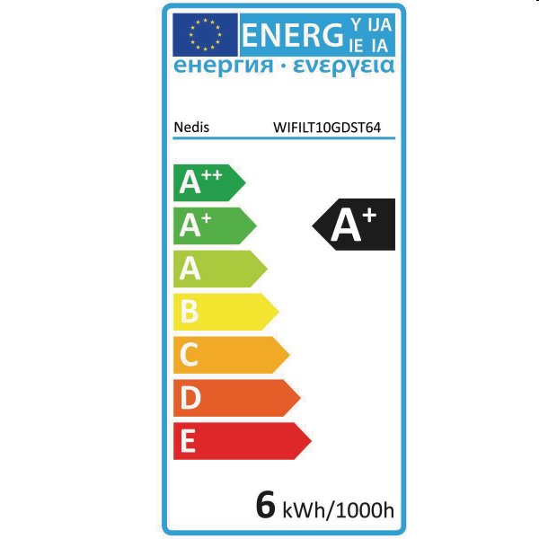 Smart LED žiarovka s vláknom Nedis 5.5W E27 350lm