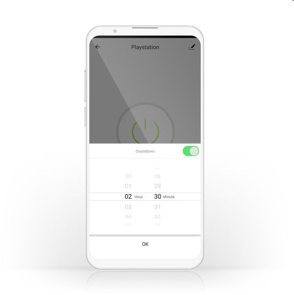Smart zásuvka Nedis WIFIP120EWT, Wi-Fi, 16A