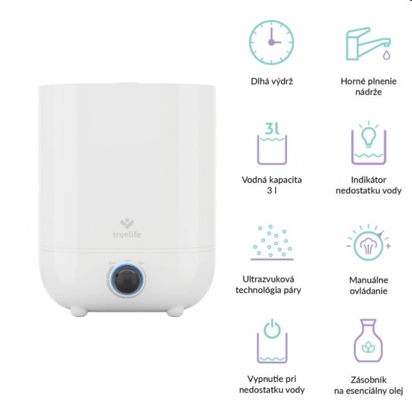 Zvlhčovač vzduchu TrueLife AIR Humidifier H3 Zvlhčovač vzduchu TrueLife AIR Humidifier H3