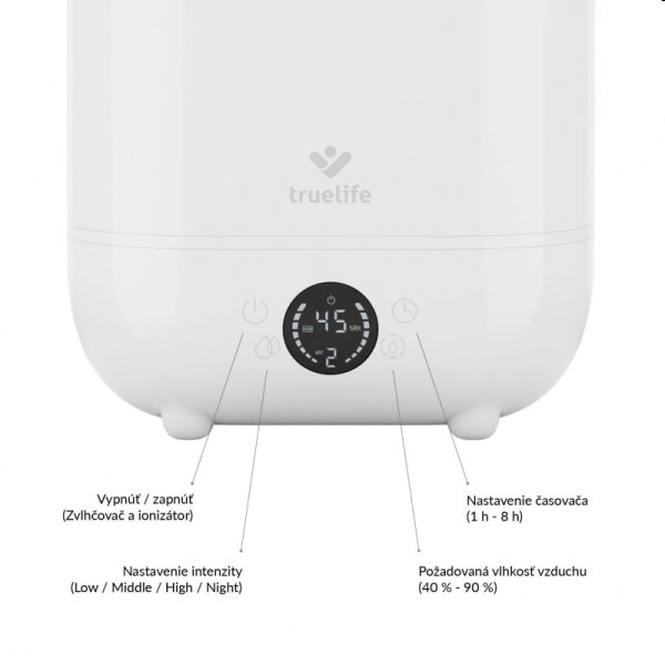 Zvlhčovač vzduchu TrueLife AIR Humidifier H5 Touch Zvlhčovač vzduchu TrueLife AIR Humidifier H5 Touch