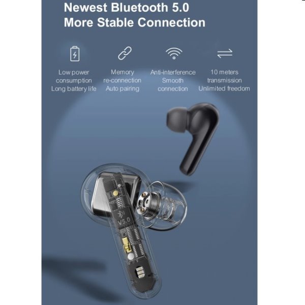 Xiaomi Haylou GT3 Pro TWS, black Xiaomi Haylou GT3 Pro TWS, black