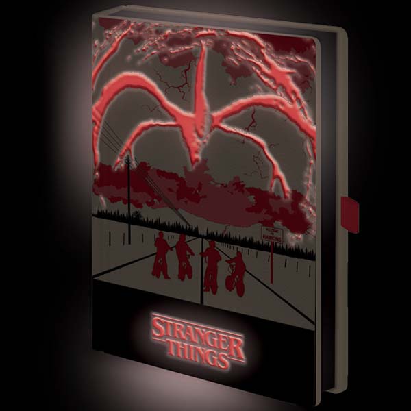 Zápisník Stranger Things (Mind Flayer) Light Up Premium A5