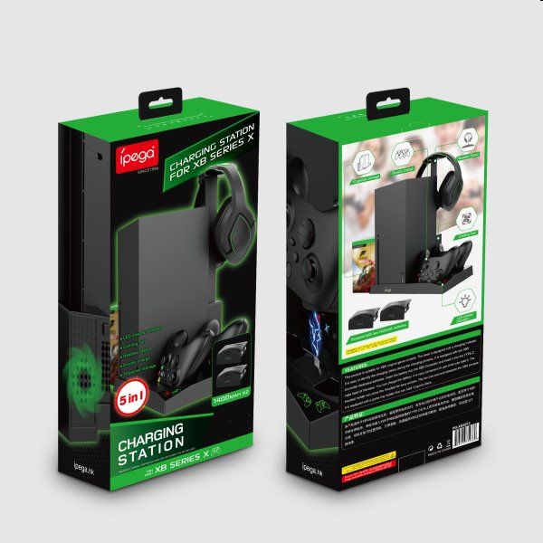 Dokovacia stanica iPega XBX013 pre Xbox Series X, bezdrôtová controller a slúchadlá