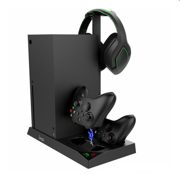 Dokovacia stanica iPega XBX013 pre Xbox Series X, bezdrôtová controller a slúchadlá