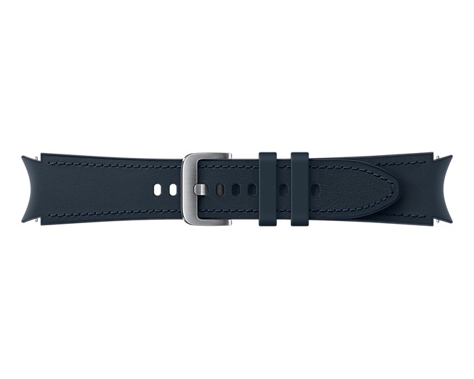 Náhradný hybridný kožený remienok pre Samsung Galaxy Watch4 (veľkosť M/L), navy blue