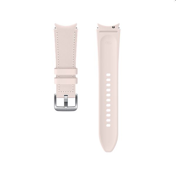 Náhradný hybridný kožený remienok pre Samsung Galaxy Watch4 (veľkosť M/L), ružová