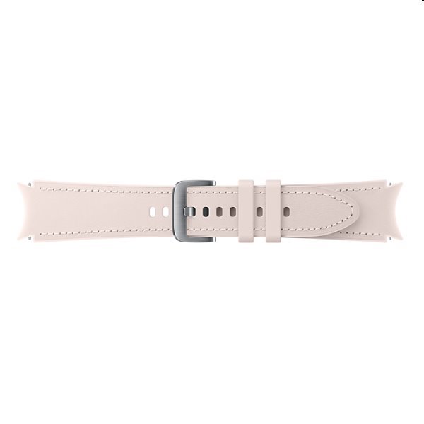 Náhradný hybridný kožený remienok pre Samsung Galaxy Watch4 (veľkosť S/M), ružová