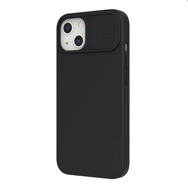 Zadný silikónový kryt Nillkin CamShield Silky Magnetic pre iPhone 13, čierna Zadný silikónový kryt Nillkin CamShield Silky Magnetic pre iPhone 13, čierna
