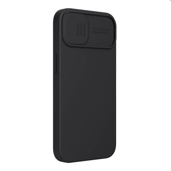 Zadný silikónový kryt Nillkin CamShield Silky Magnetic pre iPhone 13, čierna Zadný silikónový kryt Nillkin CamShield Silky Magnetic pre iPhone 13, čierna