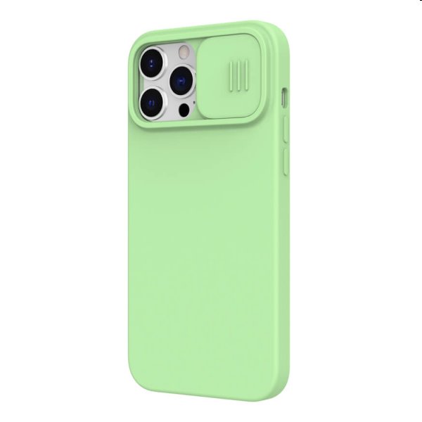 Zadný silikónový kryt Nillkin CamShield Silky Magnetic pre iPhone 13 Pro Max, zelená Zadný silikónový kryt Nillkin CamShield Silky Magnetic pre iPhone 13 Pro Max, zelená