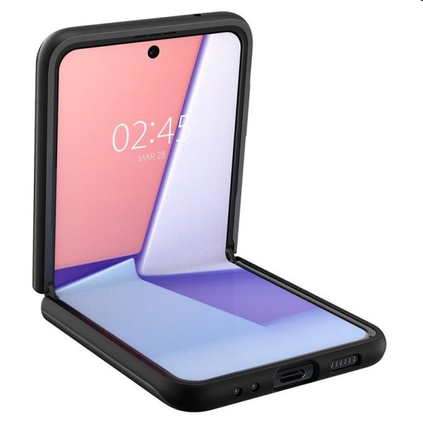 Puzdro Spigen Thin Fit pre Samsung Galaxy Z Flip3, čierne Puzdro Spigen Thin Fit pre Samsung Galaxy Z Flip3, čierne