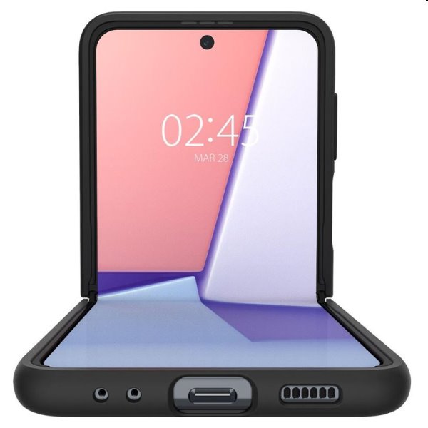 Puzdro Spigen Thin Fit pre Samsung Galaxy Z Flip3, čierne Puzdro Spigen Thin Fit pre Samsung Galaxy Z Flip3, čierne