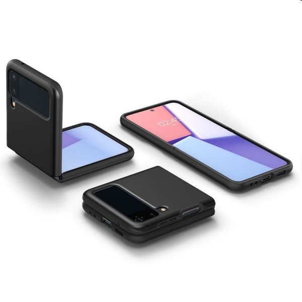 Puzdro Spigen Thin Fit pre Samsung Galaxy Z Flip3, čierne Puzdro Spigen Thin Fit pre Samsung Galaxy Z Flip3, čierne